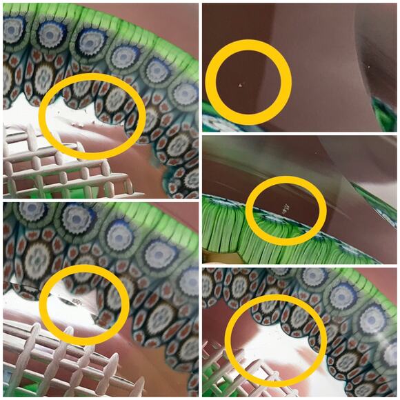 Perthshire 1983E Bouquet Lampwork Flowers Millefiori Faceted Paperweight Cert - Picture 13 of 16